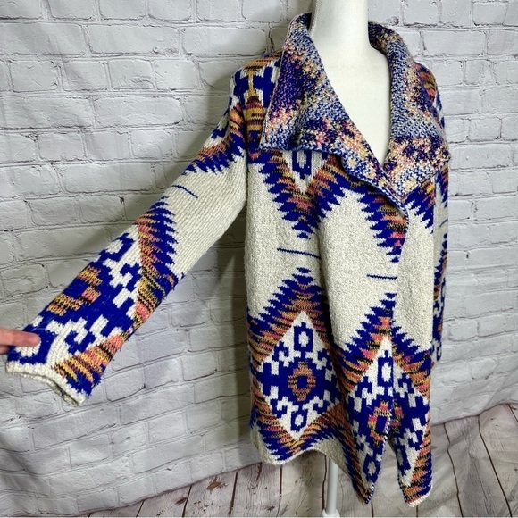 Wishlist Aztec design open front cardigan - Picture 4 of 10